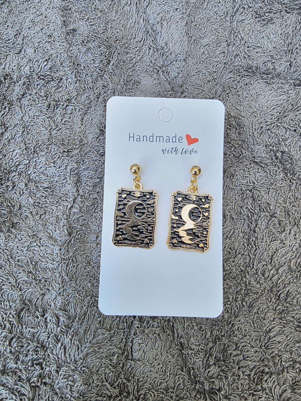 Halloween Earrings: Tarot and Ouija - The Moon